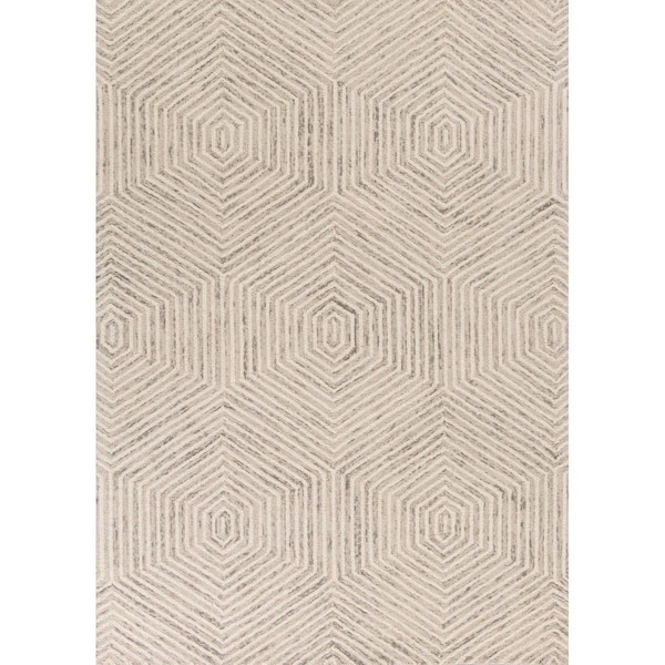 Homeroots 5 x 7 ft. Wool Ivory Area Rug 352547 - main